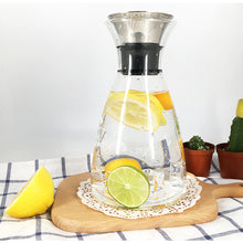 Load image into Gallery viewer, Stainless Steel Clamshell Heat Resistant Iced Coffee or Teapot