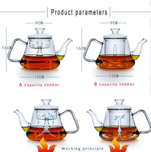Load image into Gallery viewer, Electric Ceramic Stove Heat Resistant Glass Teapot