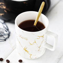 Load image into Gallery viewer, Marble Gold Texture Coffee Mugs