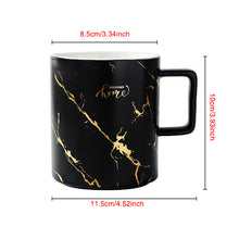 Load image into Gallery viewer, Marble Gold Texture Coffee Mugs