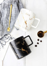 Load image into Gallery viewer, Marble Gold Texture Coffee Mugs