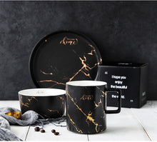 Load image into Gallery viewer, Marble Gold Texture Coffee Mugs