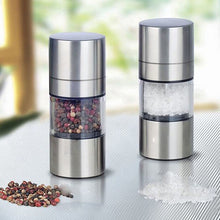 Load image into Gallery viewer, Portable Pepper Grinder Jars For Spices Stainless Steel
