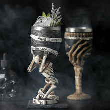 Load image into Gallery viewer, Skull Cocktail Goblet Wine Glass Stainless Steel