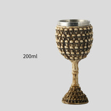 Load image into Gallery viewer, Skull Cocktail Goblet Wine Glass Stainless Steel