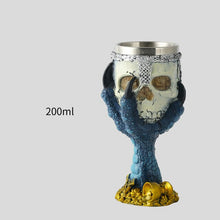 Load image into Gallery viewer, Skull Cocktail Goblet Wine Glass Stainless Steel