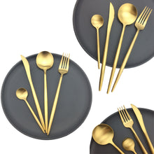 Load image into Gallery viewer, Pure Gold 4pcs Dinnerware
