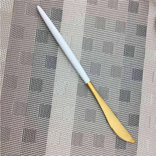 Load image into Gallery viewer, Golden Flatware Set 18/10 20pcs Stainless Steel Dinnerware