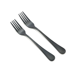 Load image into Gallery viewer, Dinnerware Black Matte Luxury Stainless Steel 20pcs