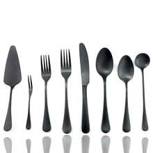 Load image into Gallery viewer, Dinnerware Black Matte Luxury Stainless Steel 20pcs
