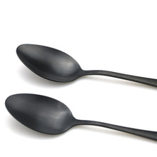 Load image into Gallery viewer, Elegant Blue Black Stainless Steel 24pcs Cutlery Set