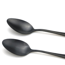 Load image into Gallery viewer, Elegant Blue Black Stainless Steel 24pcs Cutlery Set