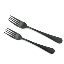 Load image into Gallery viewer, Elegant Blue Black Stainless Steel 24pcs Cutlery Set
