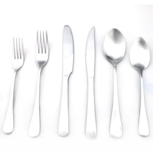 Load image into Gallery viewer, Rainbow Blue Black Stainless Steel 24pcs Cutlery Set