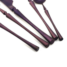 Load image into Gallery viewer, Retro Purple Matte 4/5/6pcs Dinnerware