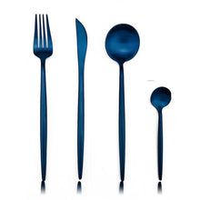 Load image into Gallery viewer, Royal Golden Stainless Steel Flatware 8pcs Cutlery Set