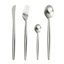 Load image into Gallery viewer, Royal Golden Stainless Steel Flatware 8pcs Cutlery Set