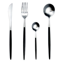 Load image into Gallery viewer, Royal Golden Stainless Steel Flatware 8pcs Cutlery Set