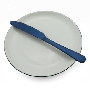 Blue Cutlery Stainless Steel 4pcs Dinnerware