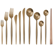 Load image into Gallery viewer, Rose Gold Tableware Set Matte