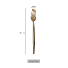 Load image into Gallery viewer, Rose Gold Tableware Set Matte