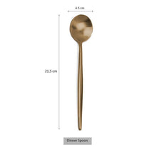 Load image into Gallery viewer, Rose Gold Tableware Set Matte