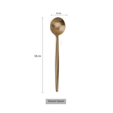 Load image into Gallery viewer, Rose Gold Tableware Set Matte