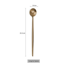 Load image into Gallery viewer, Rose Gold Tableware Set Matte