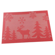 Load image into Gallery viewer, Christmas Tree Snow Red Dining Kitchen Tableware