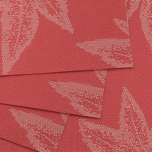 Load image into Gallery viewer, Vinyl Red Maple Leafs Heat Resistant Placemat