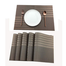 Load image into Gallery viewer, Heat Insulation Stain-Resistant Crossweave Woven Table Mats