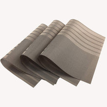 Load image into Gallery viewer, Heat Insulation Stain-Resistant Crossweave Woven Table Mats