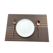 Load image into Gallery viewer, Heat Insulation Stain-Resistant Crossweave Woven Table Mats