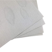 Load image into Gallery viewer, Vinyl Silver Leafs Placemats