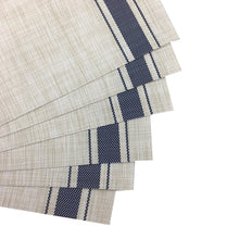 Load image into Gallery viewer, Simple Englant Stripe Placemats
