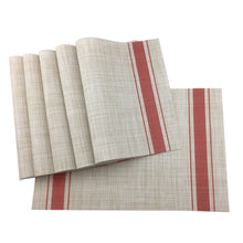 Load image into Gallery viewer, Simple Englant Stripe Placemats