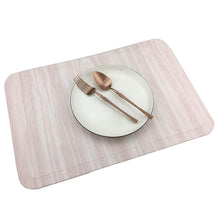 Load image into Gallery viewer, Leather Stain Resistant Washable Placemats