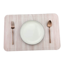 Load image into Gallery viewer, Leather Stain Resistant Washable Placemats