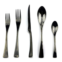 Load image into Gallery viewer, Gold Flatware Set Stainless Steel Tableware