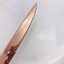 Load image into Gallery viewer, Gold Flatware Set Stainless Steel Tableware