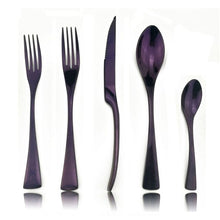 Load image into Gallery viewer, Gold Flatware Set Stainless Steel Tableware
