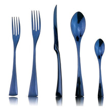 Load image into Gallery viewer, Gold Flatware Set Stainless Steel Tableware