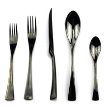 Load image into Gallery viewer, Gold Flatware Set Stainless Steel Tableware