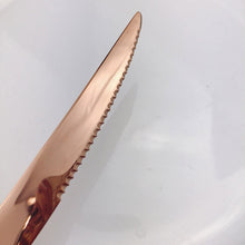 Load image into Gallery viewer, Rose Mirror Cutlery Stainless Steel Dinnerware