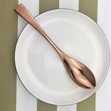 Load image into Gallery viewer, Rose Mirror Cutlery Stainless Steel Dinnerware