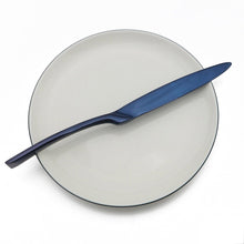 Load image into Gallery viewer, Shiny Blue Cutlery Stainless Steel Dinnerware