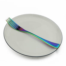 Load image into Gallery viewer, Shiny Blue Cutlery Stainless Steel Dinnerware