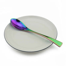 Load image into Gallery viewer, Shiny Blue Cutlery Stainless Steel Dinnerware