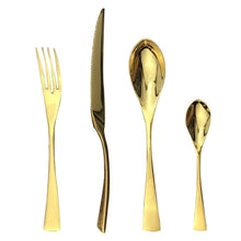 Load image into Gallery viewer, Stylish Blue Flatware Dinnerware Stainless Steel Cutlery Set