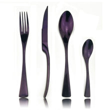 Load image into Gallery viewer, Stylish Blue Flatware Dinnerware Stainless Steel Cutlery Set